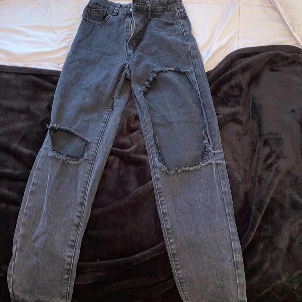 Black skinny jeans